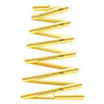 gold conical spring