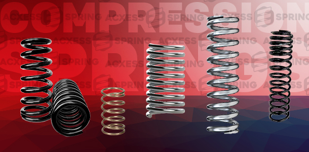 several variations of custom springs made to order