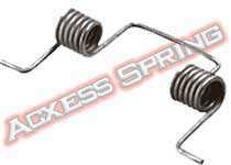 silver double torsion spring