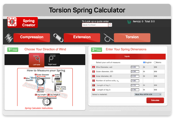 torsion-spring-calculator