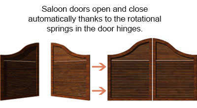 torsion spring door hinge application